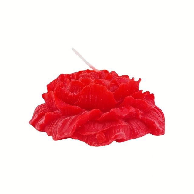 Skin-Safe Red Rose Wax Scented Candle
