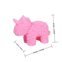 Skin-Safe Pink Unicorn-Shaped Wax Scented Candle