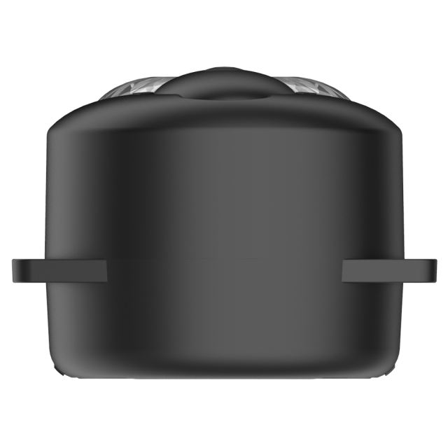 9-Speed Black Rechargeable Remote Controlled Wearable Male Masturbator with Vibrating & Stroking Functions