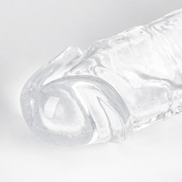 13.20'' Clear Body-Safe TPE Double Ended Dildo