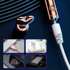 10-Speed Rose Gold Rechargeable Waterproof Vibrator