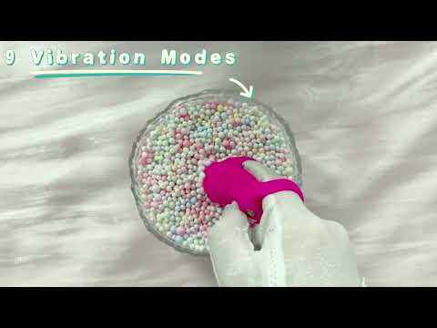 9-Speed Magenta App-Controlled Rechargeable Silicone Finger Vibrator with USB Magnetic Charging
