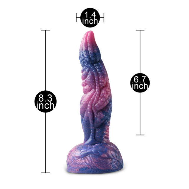 8.27'' Alien Dildo with Suction Cup