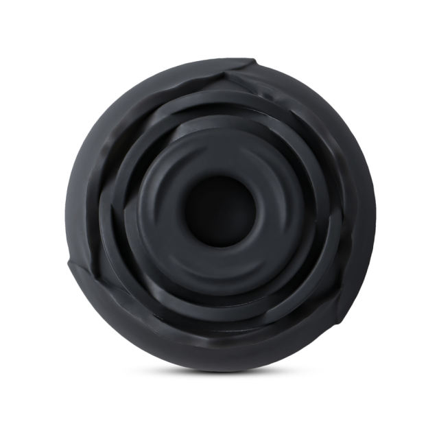 7-Function Black Color Silicone Clitoral Sucking Rose Vibrator