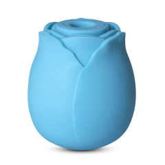 7-Function Blue Color Silicone Clitoral Sucking Rose Vibrator