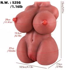 1.16LB Life-Like Brown TPE Sex Doll for Men