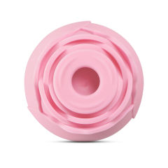 7-Function Pink Color Silicone Clitoral Sucking Rose Vibrator