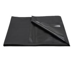 Black Waterproof PVC Bedsheet – 210cm x 210cm Durable & Easy-to-Clean Design