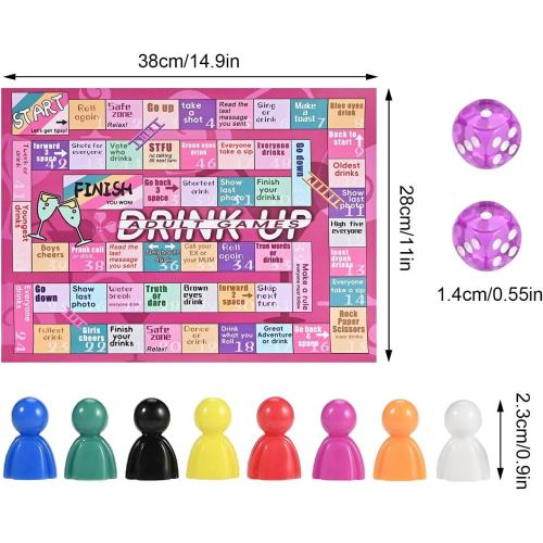 Adult Couples Party Game Set for Drinking Games and Bachelorette Party Games