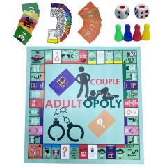 Adultopoly Couple Board Game – Perfect Date Night Game for Couples