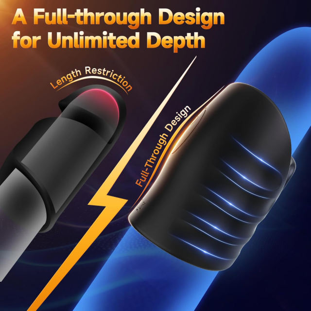 Customizable 9-Speed Black Rechargeable Silicone Male Masturbator Penis Training Vibrator with APP Control