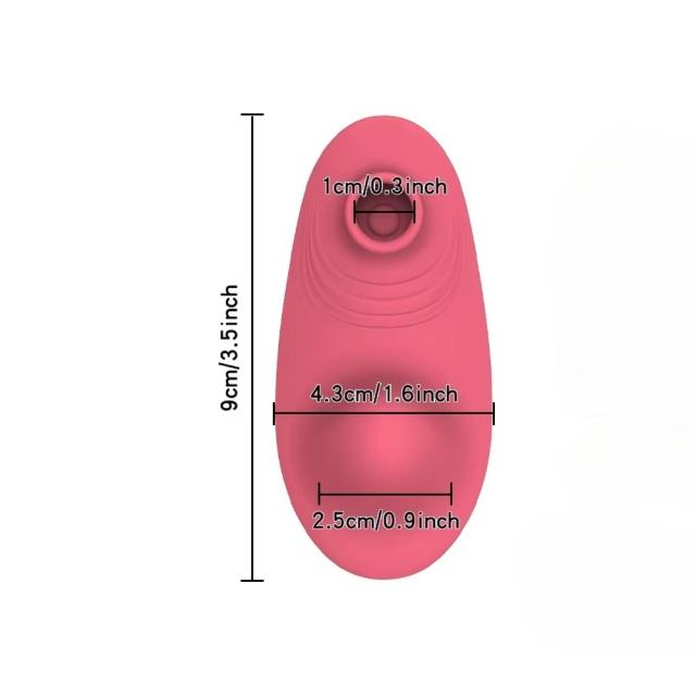 9-Speed Pink Waterproof Rechargeable App & Remote Control Silicone Wearable Panty Vibrator
