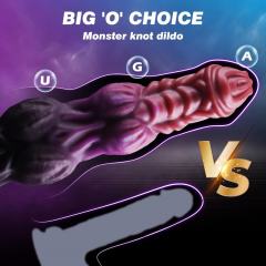 9.46'' Realistic Silicone Squirting Huge Thick Dildo with Long Insertable Length and Strong Suction Cup