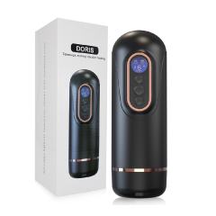 9-Speed Vibrating & 5-Mode Sucking & 3-Speed Thrusting Rechargeable Male Masturbator with Heating and Sound Effects