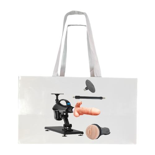Multi-Function Black Sex Machine with Vibrating, Thrusting, Swinging & Heating Features