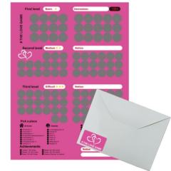 Romantic Scratch-Off Date Ideas Poster – 100 Fun Challenges for Couples & Friends
