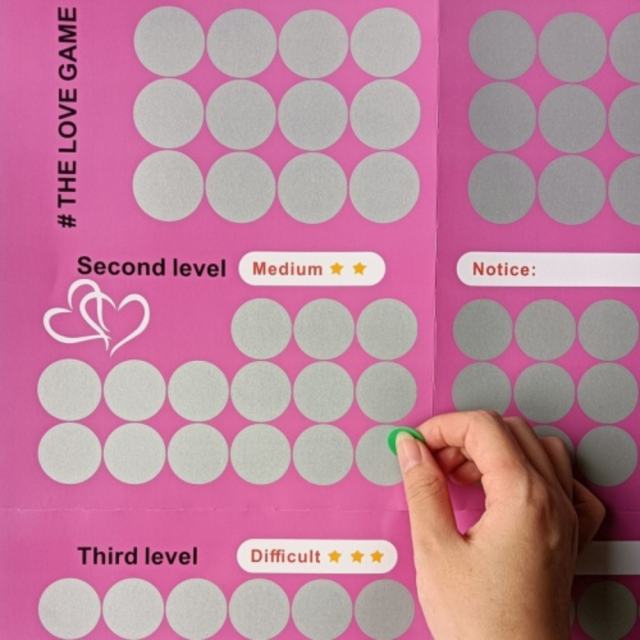 Romantic Scratch-Off Date Ideas Poster – 100 Fun Challenges for Couples & Friends