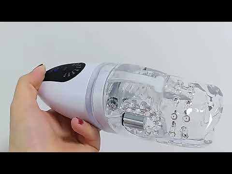 Vibrating & Biting Male Stroker – 8 Modes, Rechargeable and Waterproof Design