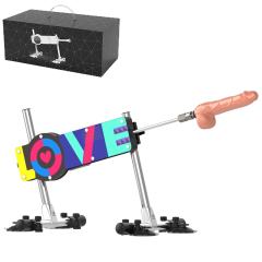 Multicolor Thrusting Sex Machine – Freely Adjustable Metal Frame with Remote Control