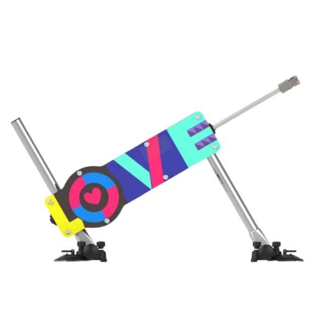 Multicolor Thrusting Sex Machine – Freely Adjustable Metal Frame with Remote Control