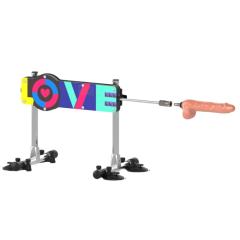 Multicolor Thrusting Sex Machine – Freely Adjustable Metal Frame with Remote Control
