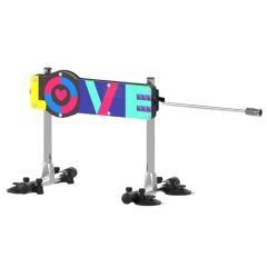 Multicolor Thrusting Sex Machine – Freely Adjustable Metal Frame with Remote Control