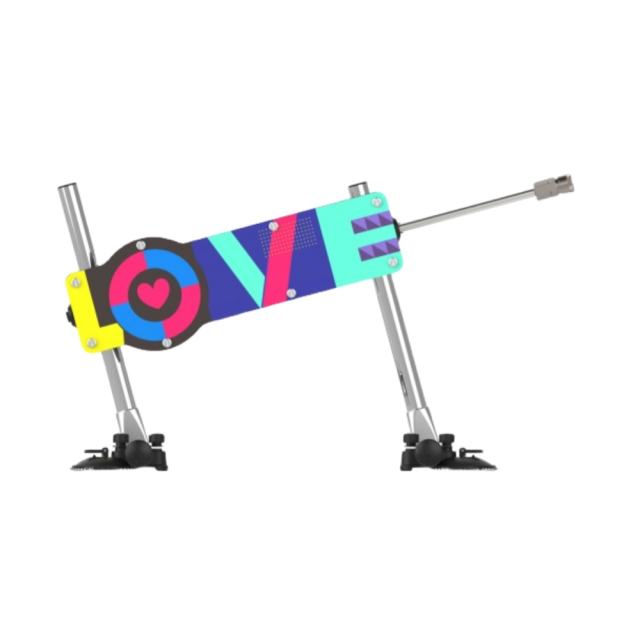 Multicolor Thrusting Sex Machine – Freely Adjustable Metal Frame with Remote Control