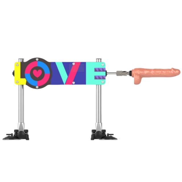 Multicolor Thrusting Sex Machine – Freely Adjustable Metal Frame with Remote Control
