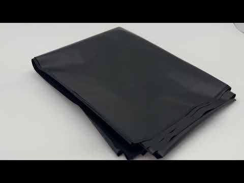 Black Waterproof PVC Bedsheet – 210cm x 210cm Durable & Easy-to-Clean Design