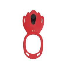 9-Mode APP-Controlled Red Silicone Rechargeable Wearable Panty Vibrator
