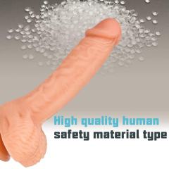 8'' Silicone Realistic Dildo with Strong Suction Cup