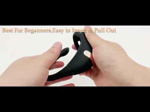 9-Speed Black Rechargeable Remote Control Silicone Vibrating Cock Rings with Mini Bullet