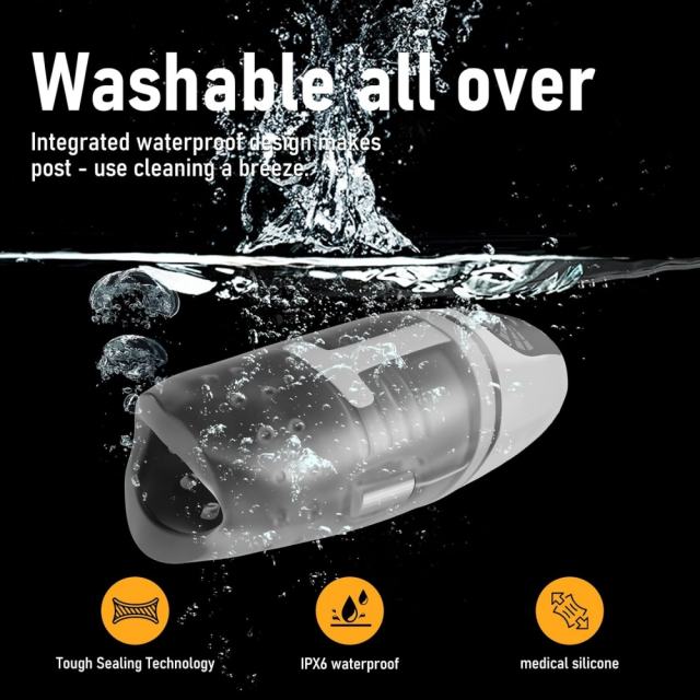 Tongue-Licking & Vibrating Male Stroker – 8 Modes, Rechargeable and Waterproof Design