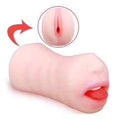 0.55KG Flesh TPE Realistic Masturbator  with Nose and Mouth