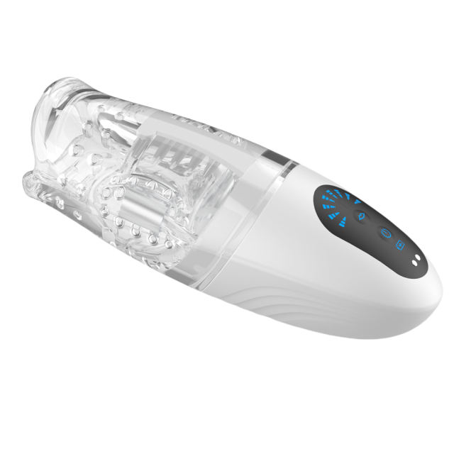Vibrating & Biting Male Stroker – 8 Modes, Rechargeable and Waterproof Design