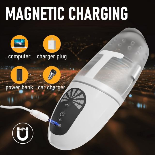 Tongue-Licking & Vibrating Male Stroker – 8 Modes, Rechargeable and Waterproof Design
