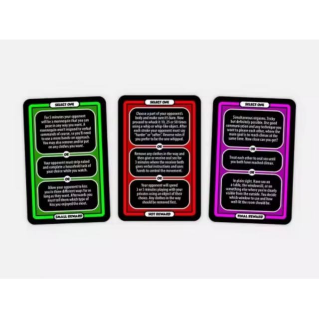 Bedroom Battle Card Game Set with 92 Battle Cards & 210 Sexy Challenge Rewards – Couples Edition