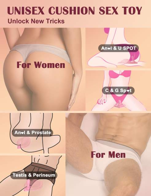 12 Modes Pink Silicone Vibrating   Ride Prostate Massager with Remote Control