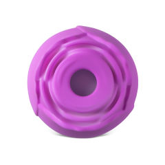 10-Function Purple & White Silicone Rechargeable Clitoral Sucking Rose Sex Toy