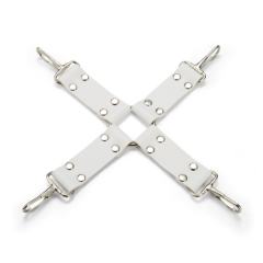8-Piece Set White & Red Bondage Restraint Kit