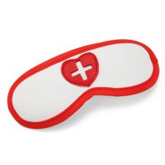 8-Piece Set White & Red Bondage Restraint Kit