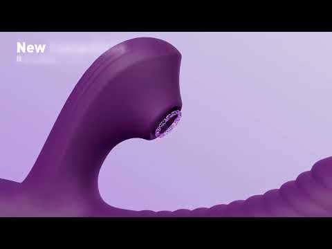 Customizable 3 Suction and 10 Vibration Rabbit Sucking Vibrator for Clitoral and G-Spot Stimulation