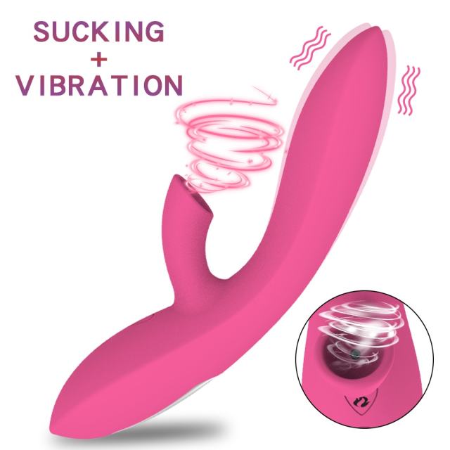10-Speed Silicone Vibrator with Sucking and Heating