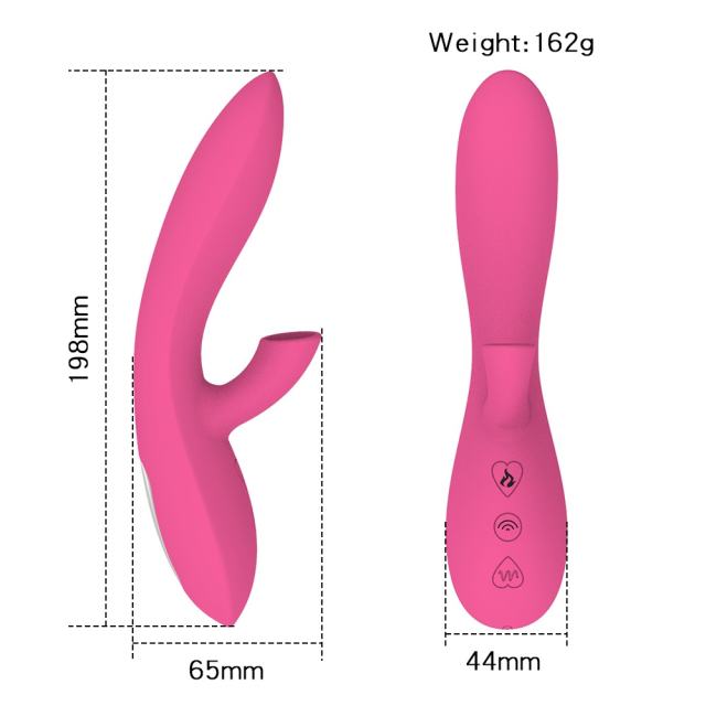 10-Speed Silicone Vibrator with Sucking and Heating