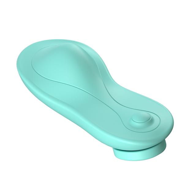 9-Speed Cyan App-Controlled Wearable Panty Vibrator with Dual Remote Function & Magnetic USB Charging