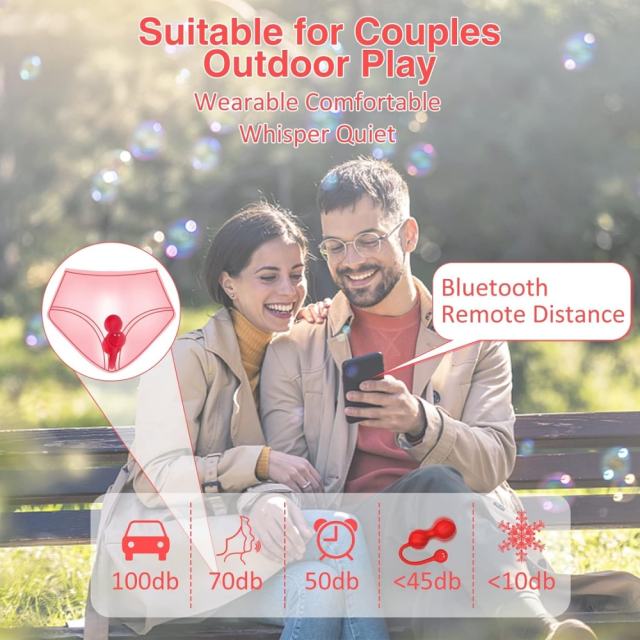 9-Speed Red App-Controlled Silicone Rechargeable Vibrator