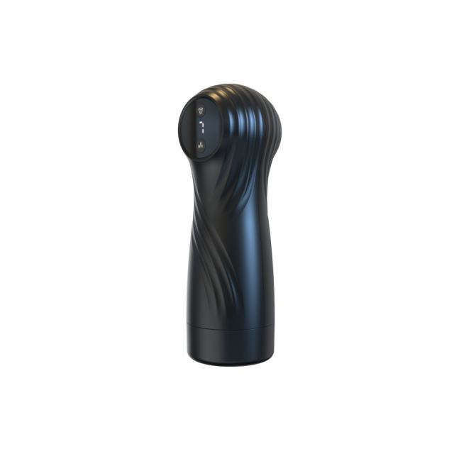 7-Mode Rechargeable Automatic Sucking & Vibrating Male Masturbator with LED Display
