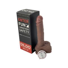 7-Speed Brown Rechargeable Vibrator with Thrusting Functions
