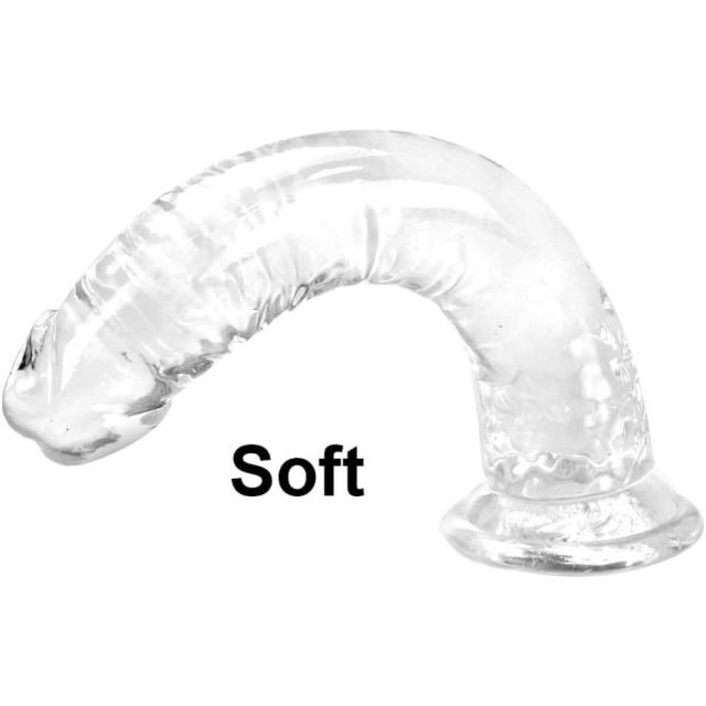 Clear TPE 3-Piece Dildo Set
