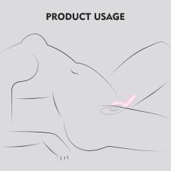 Pink Color 10-Speed Silicone Vibrator with Motion Function